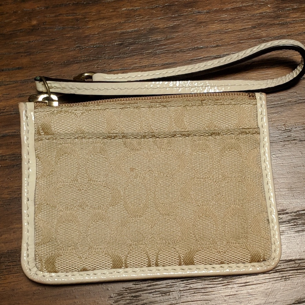 Coach Signature ID card holder